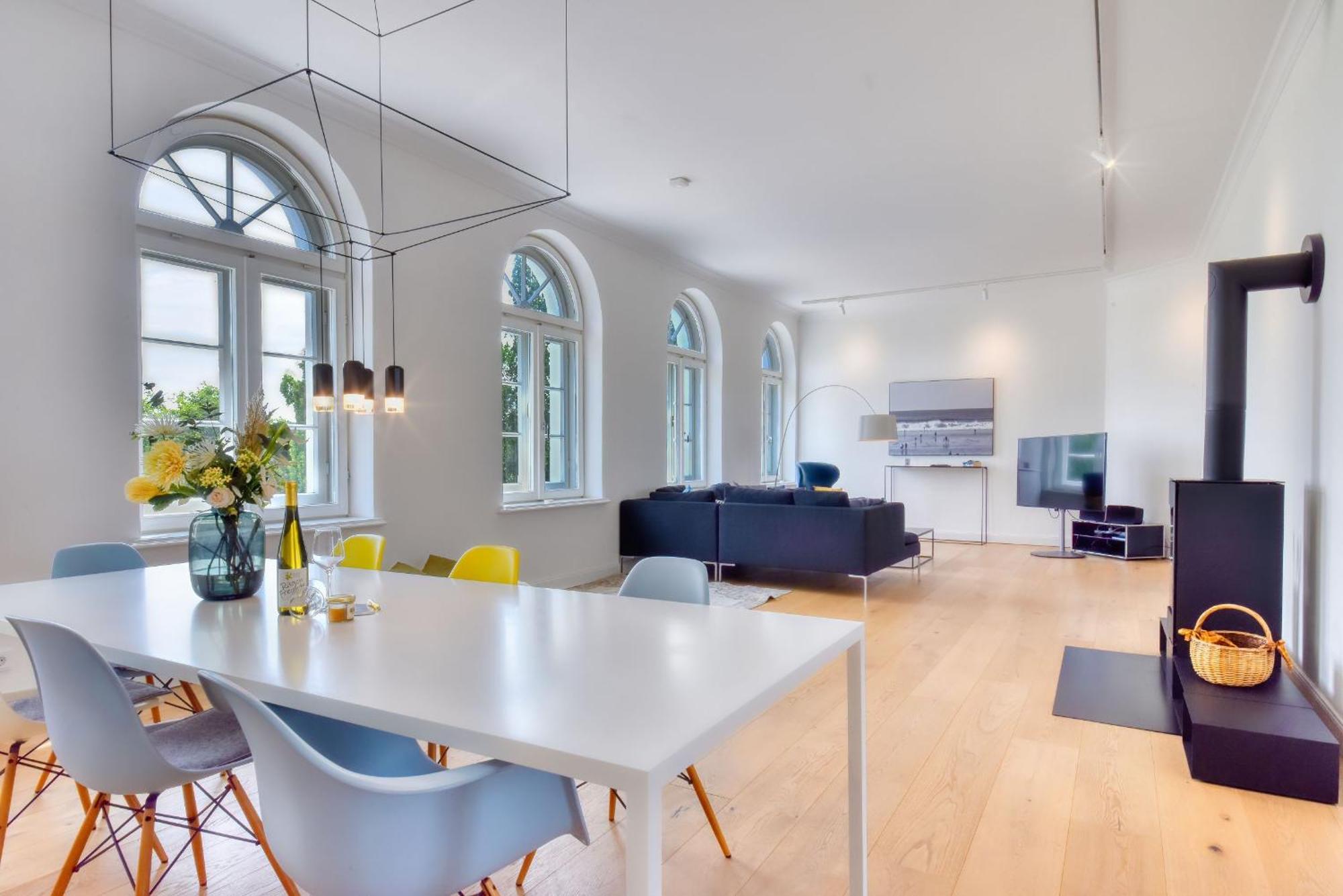 Ferienwohnung Fuerst Malte Loft I Design & Pool Putbus Exterior foto